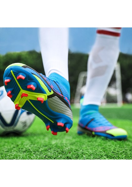 Profesyonel Erkek Futbol Ayakkabısı - Mavi (Yurt Dışından)