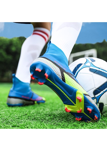 Profesyonel Erkek Futbol Ayakkabısı - Mavi (Yurt Dışından)
