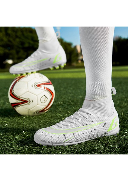 Profesyonel Erkek Futbol Ayakkabısı - Beyaz (Yurt Dışından) fırsatları