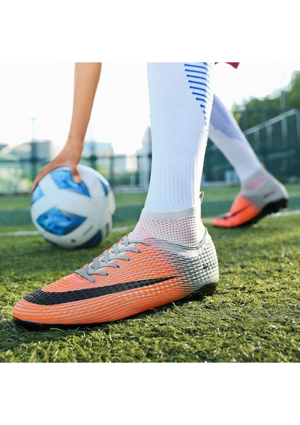 Profesyonel Erkek Futbol Ayakkabısı - Turuncu (Yurt Dışından)