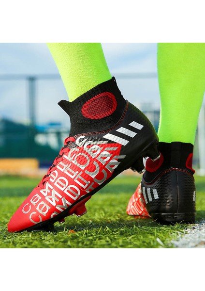 Profesyonel Erkek Futbol Ayakkabısı - Kırmızı (Yurt Dışından) modelleri