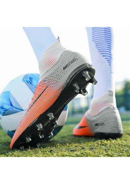 Profesyonel Erkek Futbol Ayakkabısı - Turuncu (Yurt Dışından)