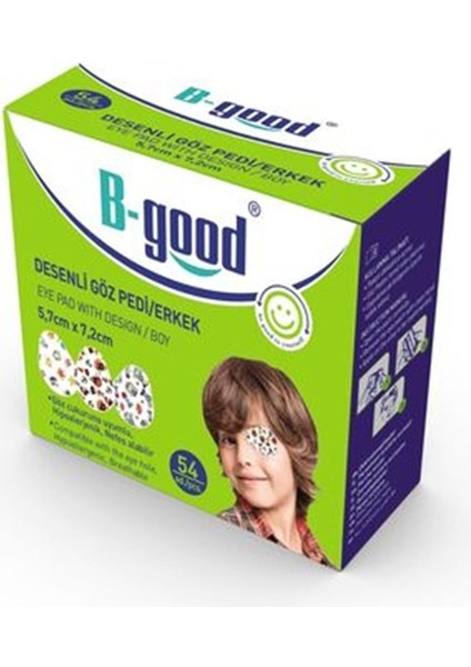 B-Good Erkek Çocuk Desenli Göz Pedi 54 Adet