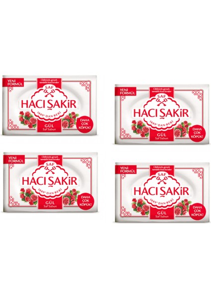 Banyo Sabunu Gül 150 gr 4 Adet