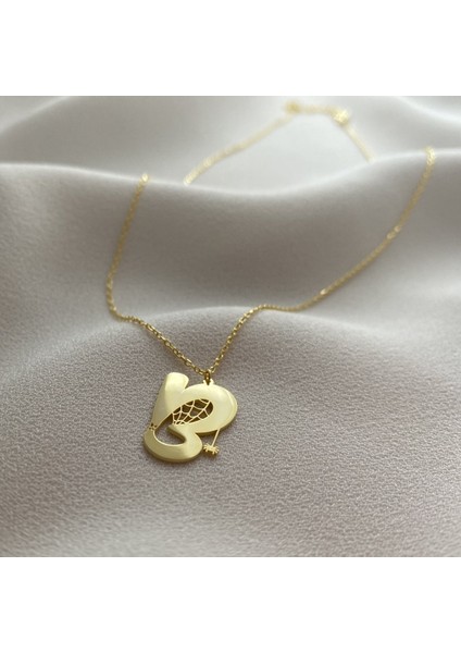 925 Ayar Gümüş Örümcek Ağ Tasarım Harf Kolye fiyatları