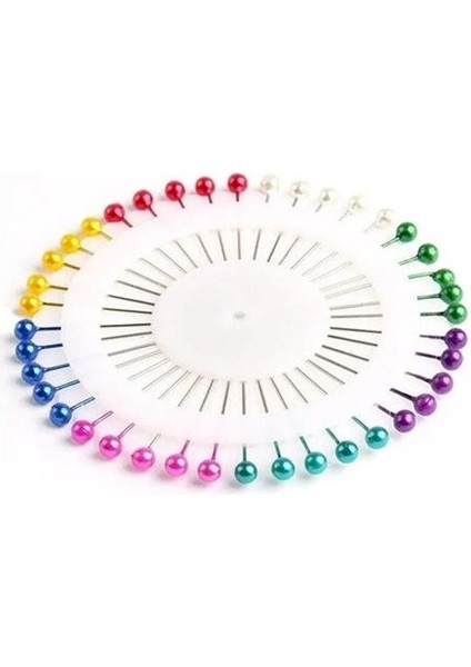 Transformacion 40 Adet Renkli Başlı Toplu Iğne