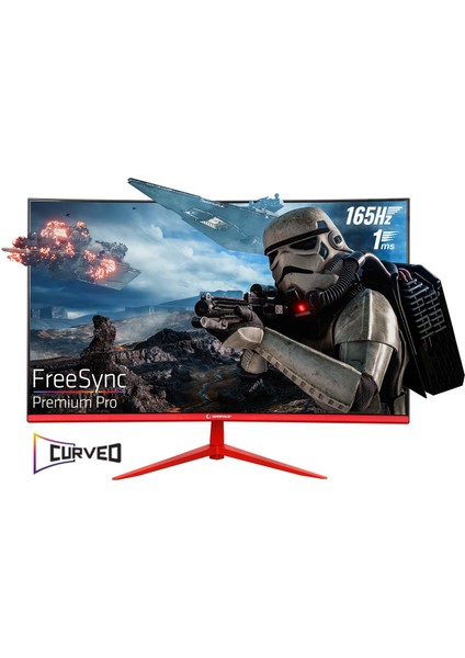 Blaze BL27R165C 27" 165HZ 1ms Csot Va Full Hd Freesync Curved Oyuncu Monitörü