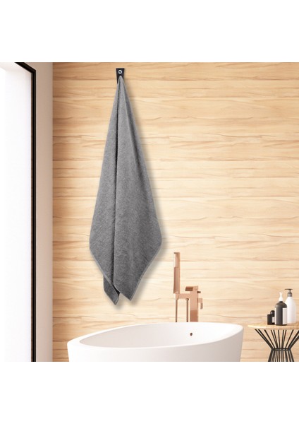 Basic Desensiz Gri Battal Boy Banyo Havlusu %100 Pamuk 90X150 Cm. modelleri
