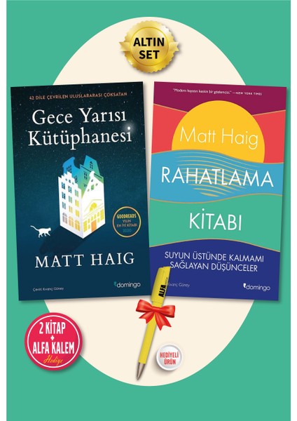 Gece Yarısı Kütüphanesi - Rahatlama Kitabı - 2 Kitap - Matt Haig