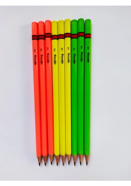 Kurşun Kalem Hb Neon 9 Adet