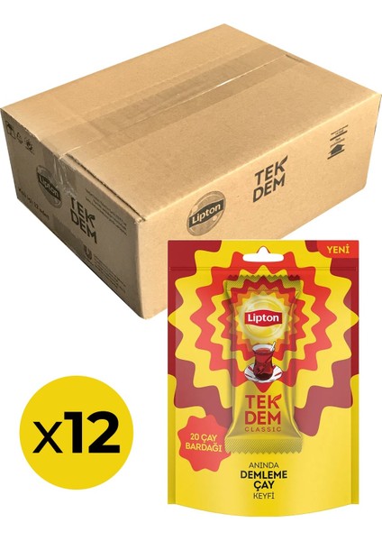 Anında Çay Tek Dem Klasik 10 Lu Paket x 12