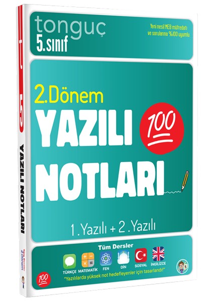 TONGUÇ 5. SINIF 2. DÖNEM 1. VE 2. YAZILI NOTLARI