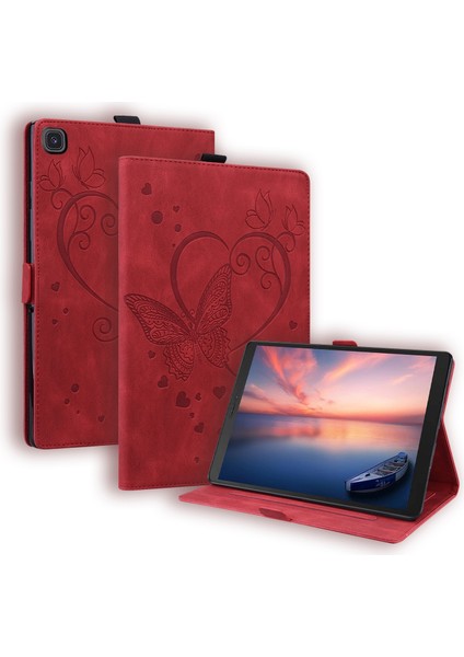 Samsung Galaxy Tab İçin A 8.0 (2019) SM-T290 SM-T295 Kaydı Kırmızı (Yurt Dışından)