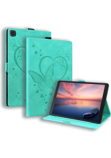 Samsung Galaxy Tab İçin A.8.0 (2019) SM-T290 SM-T295 Kasa Yeşil (Yurt Dışından)