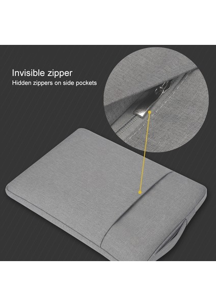 15.6 Inç Denim Iş Dizüstü Bilgisayar Astar Çantası Mavi (Yurt Dışından)