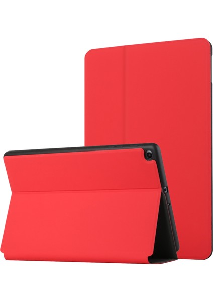 Samsung Galaxy Tab İçin Çift Katlanma Kılıfı A 8.0 2019 SM-T290 Kırmızı (Yurt Dışından)