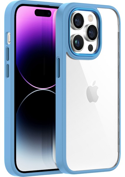 Buff iPhone 14 Pro Max New Air Bumper Kılıf Sierra Blue