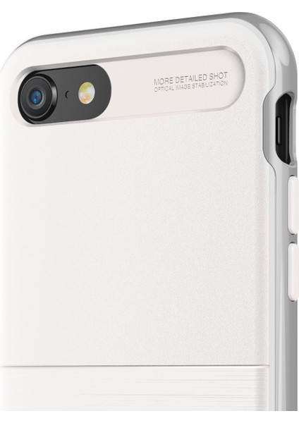 Vrs iPhone Se 2022/2020/8/7 New High Pro Shield Kılıf White Silver