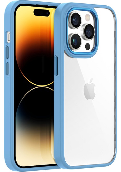 Buff iPhone 14 Pro New Air Bumper Kılıf Sierra Blue