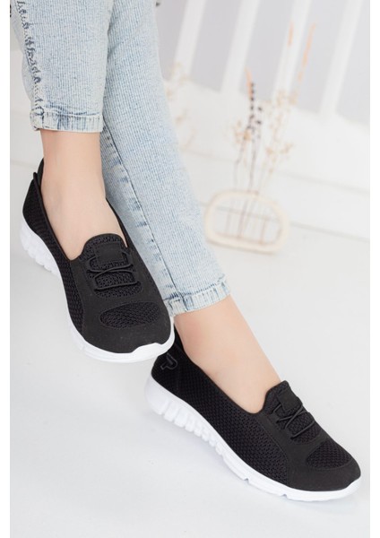 Kadın Bağcıksız Yazlık Spor Ayakkabı Siyah fırsatları
