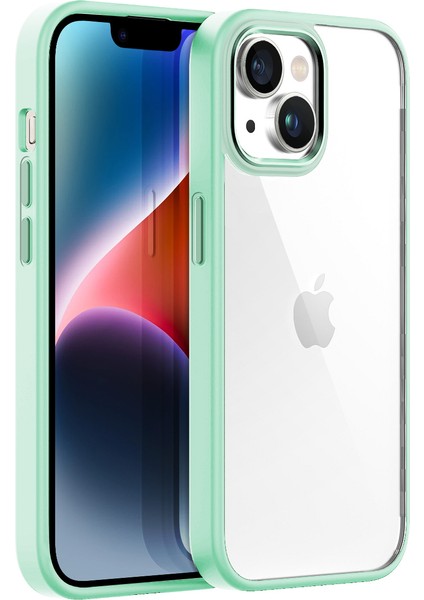 Buff iPhone 14 New Air Bumper Kılıf Light Green
