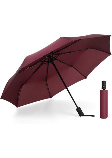 Bordo Tam Otomatik Şemsiye