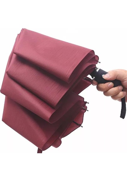 Bordo Tam Otomatik Şemsiye fırsatları