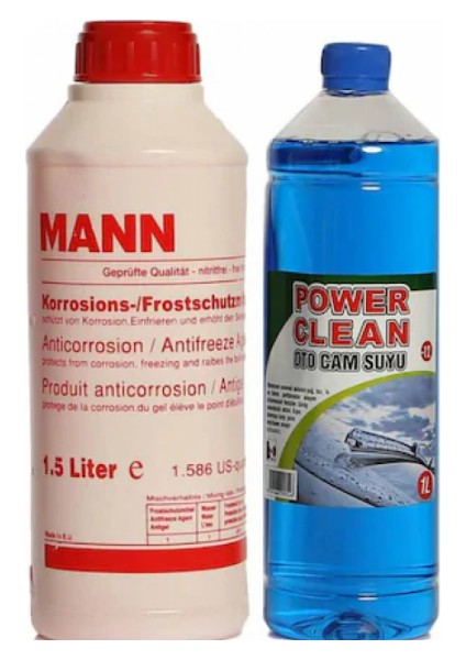 Antifriz Kırmızı 1.5 Ll -37C Derecec 1 L Cam Suyu