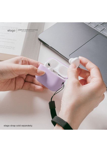 Apple Airpods Pro 2. Nesil Uyumlu Protective Anti-Knock Tek Parça Silikon Kılıf