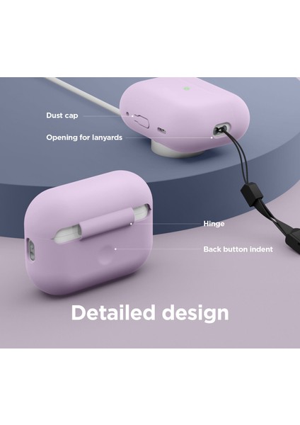 Apple Airpods Pro 2. Nesil Uyumlu Protective Anti-Knock Tek Parça Silikon Kılıf