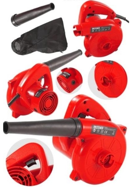 750 Watt Çok Fonksiyonlu Hava Kompresörü Elektrikli Blower Makinası modelleri