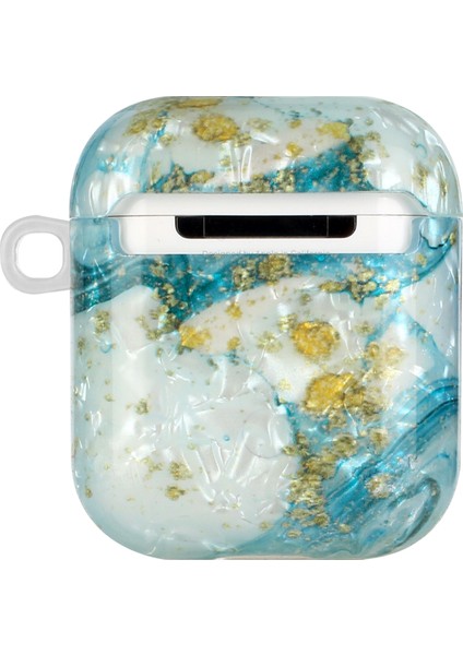 1/2 Mavi Altın Mermer İçin Kordonlu Boyalı Kulaklık Çantası (Yurt Dışından) modelleri