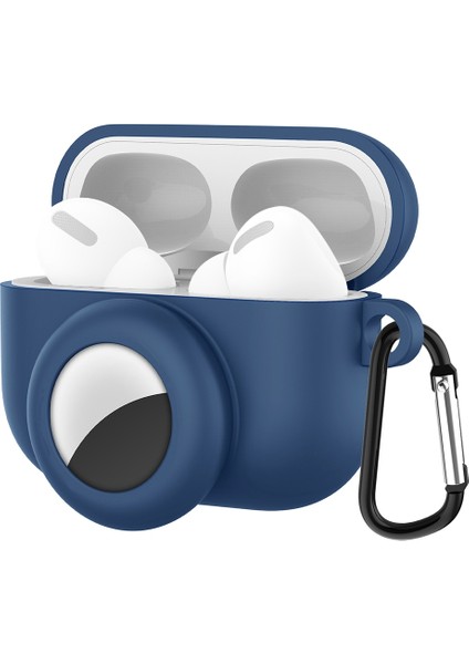 + Airtags Lacivert İçin Silikon Koruyucu Kasa (Yurt Dışından)