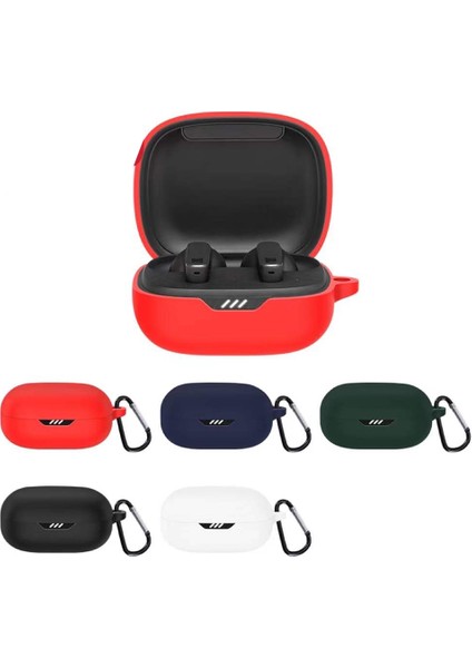 Jbl Dalgası 300TWS İçin Silikon Koruyucu Kılıf Koyu Mavi (Yurt Dışından)