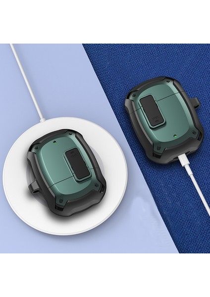 Google Pix Buds İçin Switch ile Kulaklık Kılıfı Siyah Kırmızı (Yurt Dışından)
