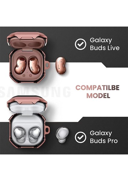 Samsung Galaxy Buds Live Kırmızı İçin Thunder Battlegear Case (Yurt Dışından) modelleri
