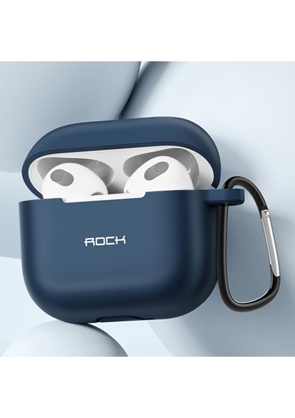 3 Mavi İçin Rock RPC3013 Silikon Kulaklık Çantası (Yurt Dışından)