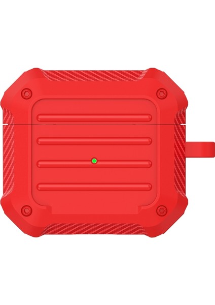 3 Kırmızı İçin Kablosuz Kulaklık Tpu Kılıfı (Yurt Dışından)