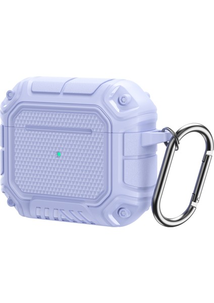 3 Açık Mor İçin Tpu + Pc Kulaklık Kılıfı (Yurt Dışından)