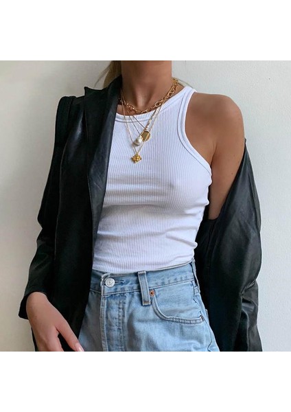 Kadın Crop Top 3'lü Hazır Paket ( Siyah , Beyaz , Bej )