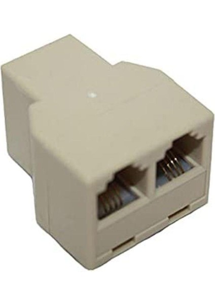 RJ11 2 Port Telefon Çoklayıcı Aparat