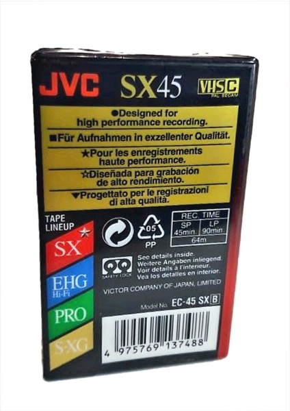 Jvc Vhs-C Video Kamera Kasedi Ec-45