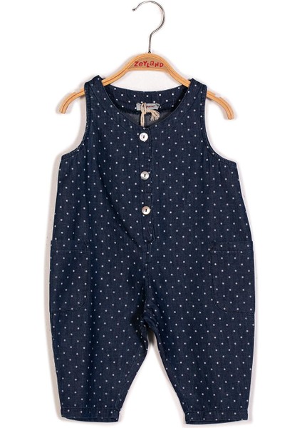 Kız Çocuk Denim Salopet