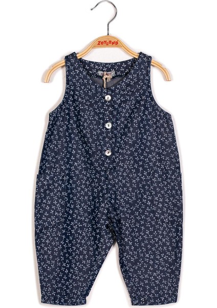 Kız Çocuk Denim Salopet