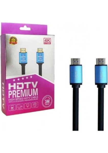 Deste Elektronik 4K  Ultra Hd 2.0 HDMI Kablo 3 Metre