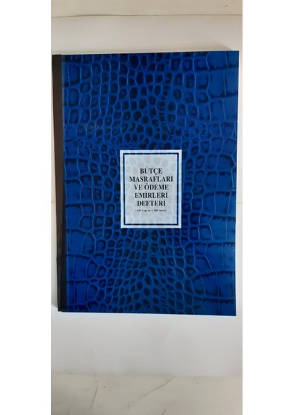 Bütçe Masrafları ve Ödeme Emirleri Defteri