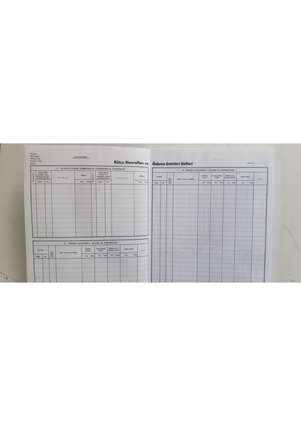 Bütçe Masrafları ve Ödeme Emirleri Defteri fiyatları