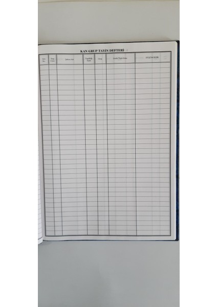 Kan Grubu Tayin Defteri fiyatları