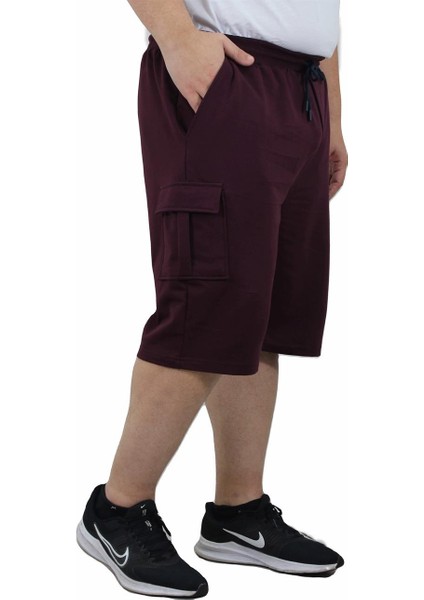 Mocgrande Büyük Beden Komando Cep Penye Şort 23602 Murdum fiyatları