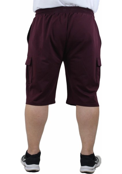 Mocgrande Büyük Beden Komando Cep Penye Şort 23602 Murdum modelleri